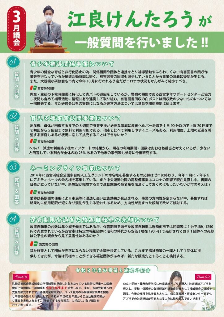 市政報告 vol.4の裏面画像