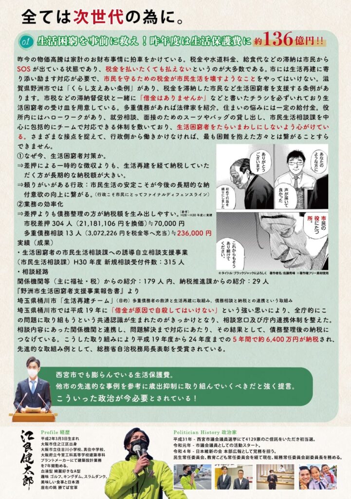 市政報告 vol.8の裏面画像